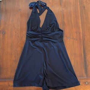 Bershka Black Halter Romper